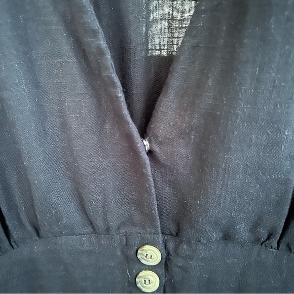 Buffalo David Bitton Mariposa V-Neck Button-Front Midi Dress Size L - Picture 4 of 6